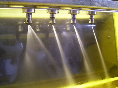 Before Cleaning With ASNU™ Injector spray patterns are inconsistent and are delivering inacurrate fuel volume levels. The car has a derfinite fall-off in performance is is hart to start. "On-car" cleaning just cannot deliver the results you need.